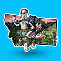 The 50 States Project - Montana Sticker